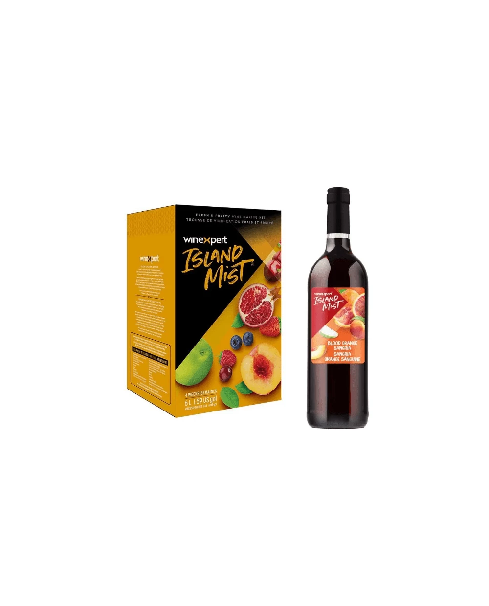 Island Mist Blood Orange Sangria Wine Kit - Winexpert 1 Island Mist Blood Orange Sangria Wine Kit - Winexpert