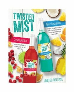 Winexpert Twisted Mist™ Blue Hawaiian Cocktail Wine Kit -Beer Drinks Shop twisted mist blue hawaiian cosmopolitan