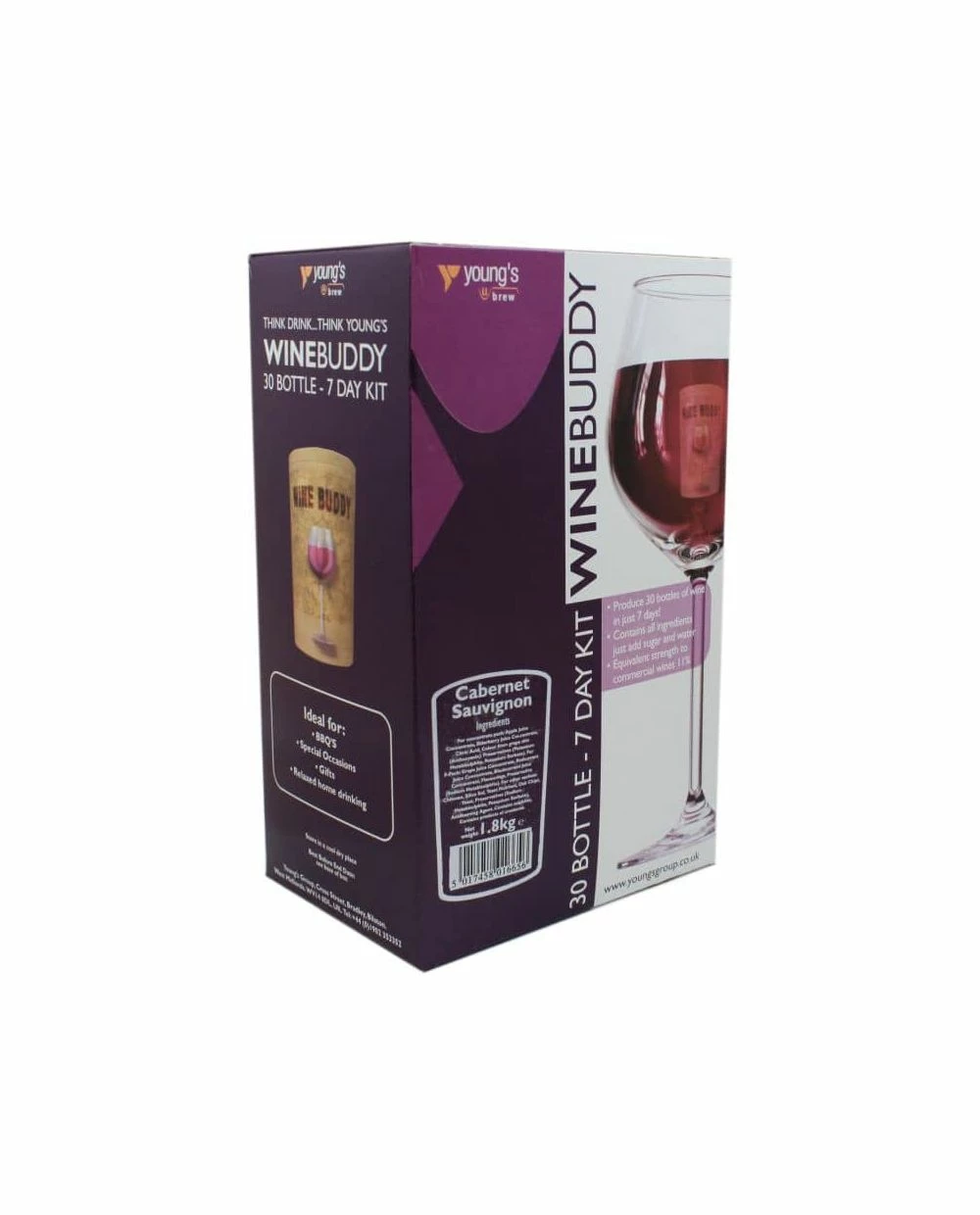 WineBuddy Cabernet Sauvignon 30 Bottle Wine Kit 1 WineBuddy Cabernet Sauvignon 30 Bottle Wine Kit