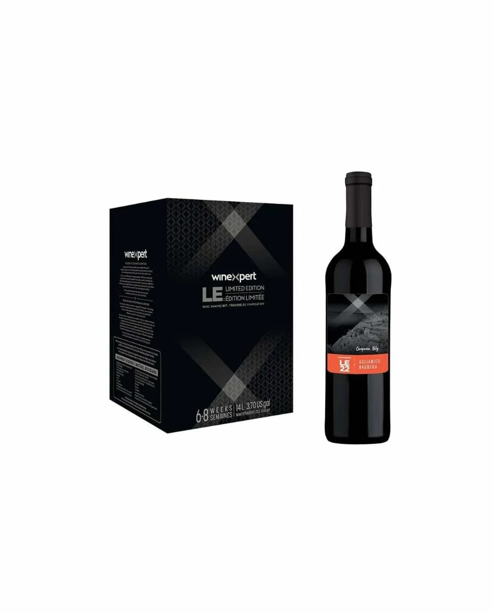 Winexpert Aglianico Barbera (w/skins) Lodi, California LE22 Edition Wine Kit 1 Winexpert Aglianico Barbera (w/skins) Lodi, California LE22 Edition Wine Kit
