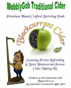 WobblyGob Blackcurrant Cider Kit