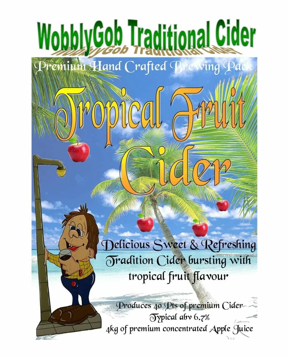 WobblyGob Tropical Fruit Cider Kit 1 WobblyGob Tropical Fruit Cider Kit